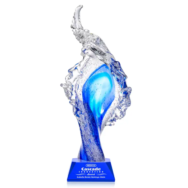 Breaker Award on Sheffield Base - Deep Etch & Imprint #9