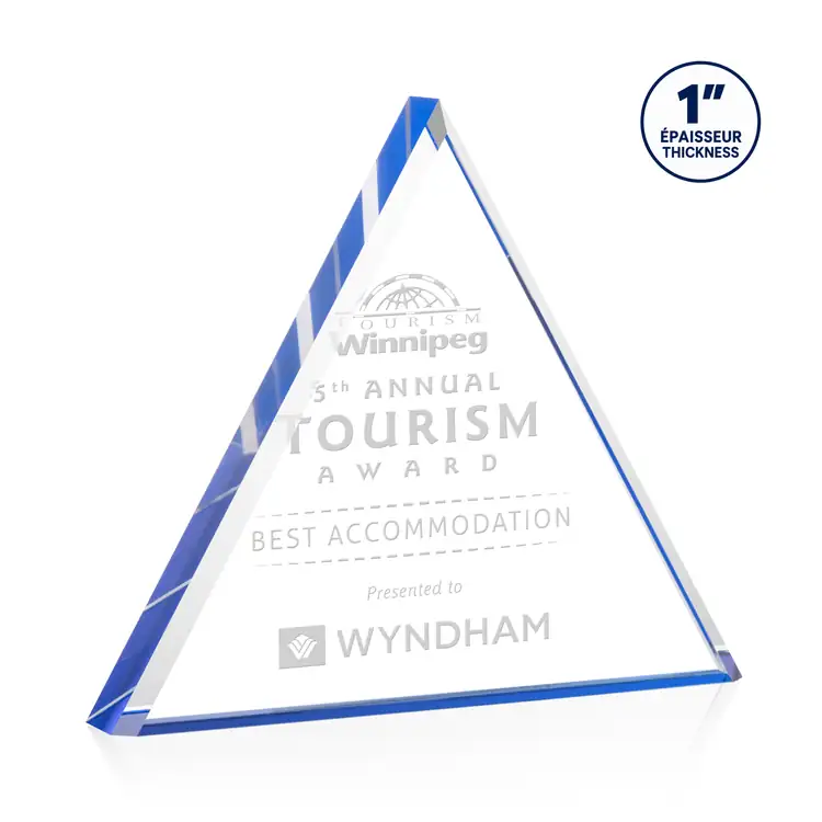 Brighton Acrylic Award - Pyramid - Laser Engraving #2