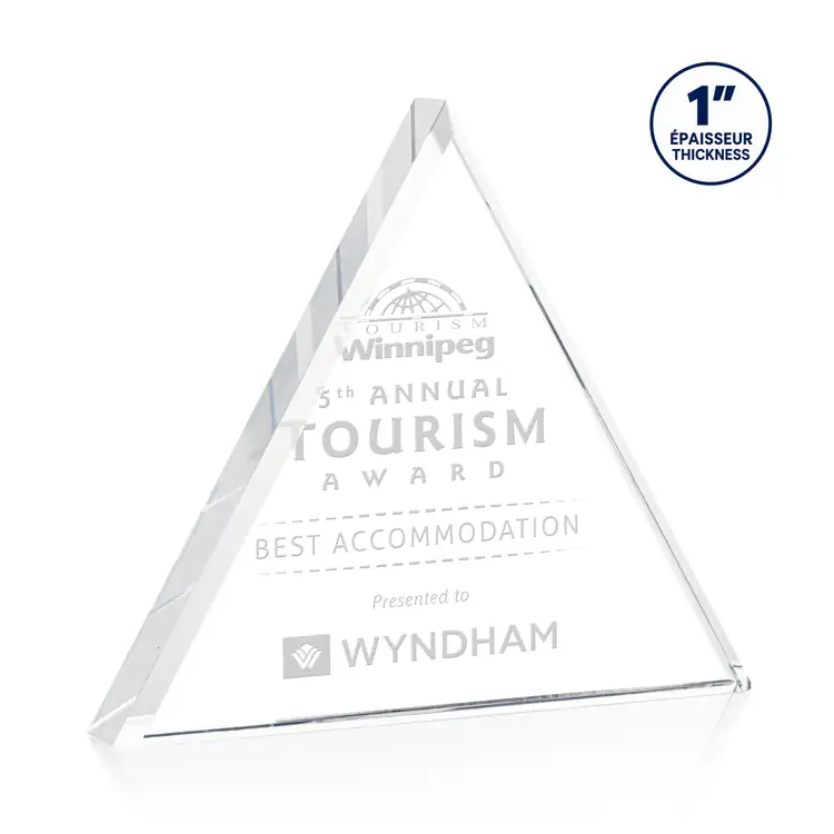 Brighton Acrylic Award - Pyramid - Laser Engraving #3