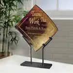 Trophée Bronze Iridescence en verre d’art