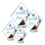 Trophée Bryce en cristal Starfire - Multicolore