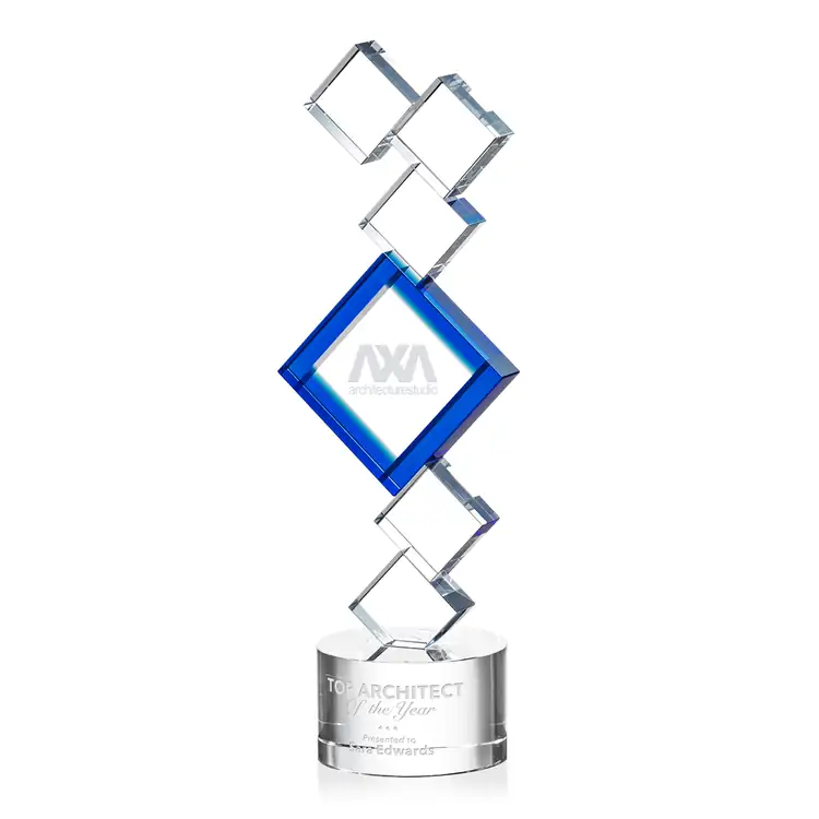 Trophée Buckingham en cristal optique - Gravure #2