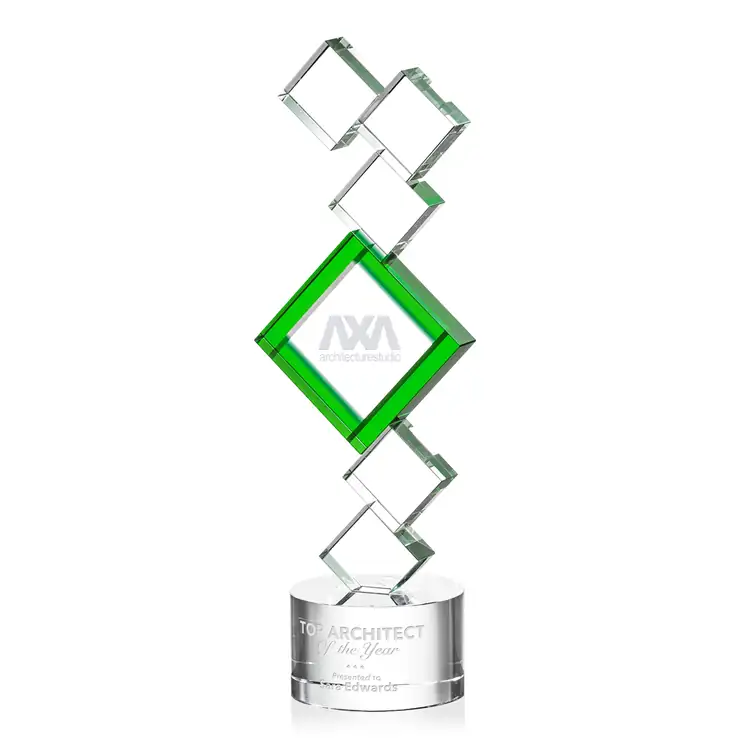Trophée Buckingham en cristal optique - Gravure #3