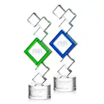 Trophée Buckingham en cristal optique - Gravure