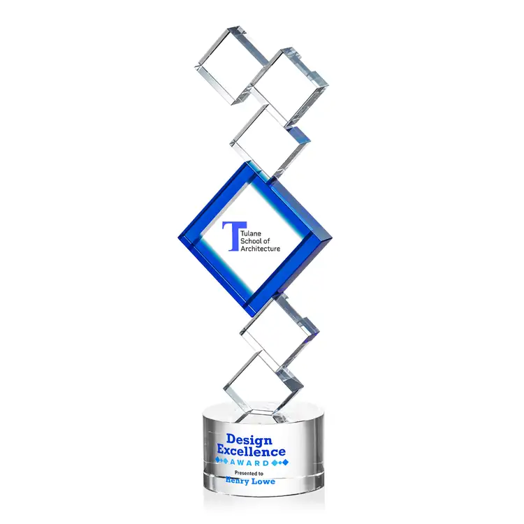 Buckingham Optical Crystal Award - Multicolor #2