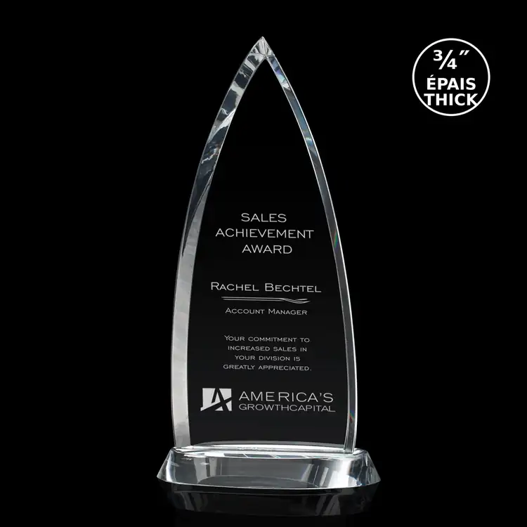 Bullet Starfire Crystal Award