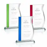 Trophée Burbank en cristal Starfire - Gravure
