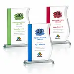 Trophée Burbank en cristal Starfire - Multicolore