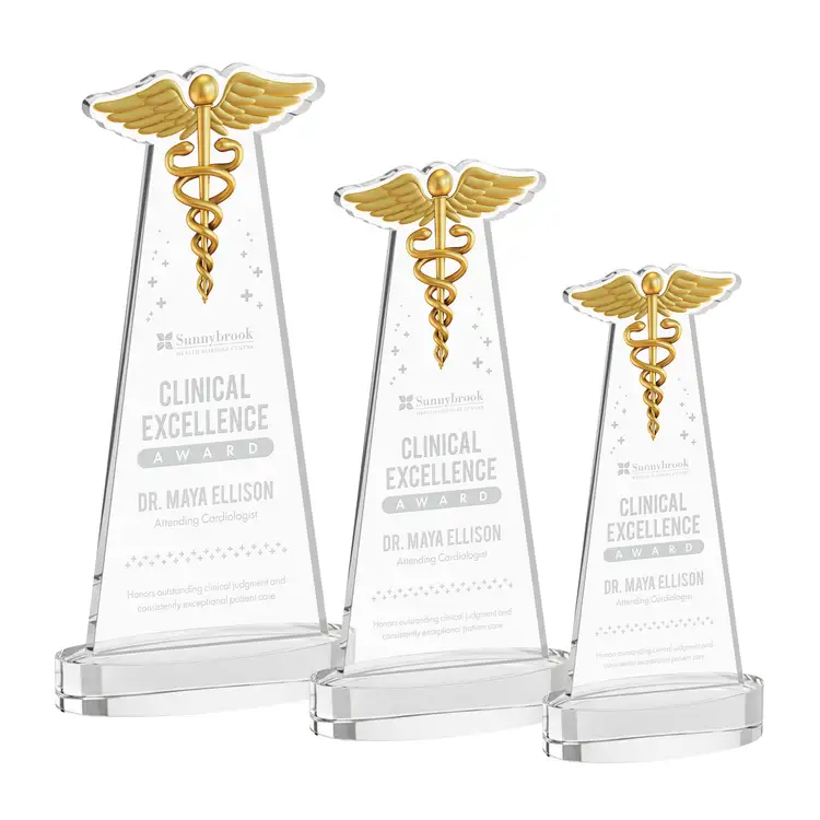 Trophée Caduceus sur socle Alberton - Gravure #10