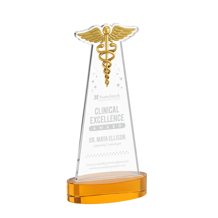 Trophée Caduceus sur socle Alberton - Gravure #11