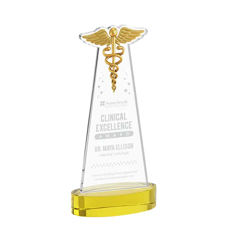 Trophée Caduceus sur socle Alberton - Gravure #12