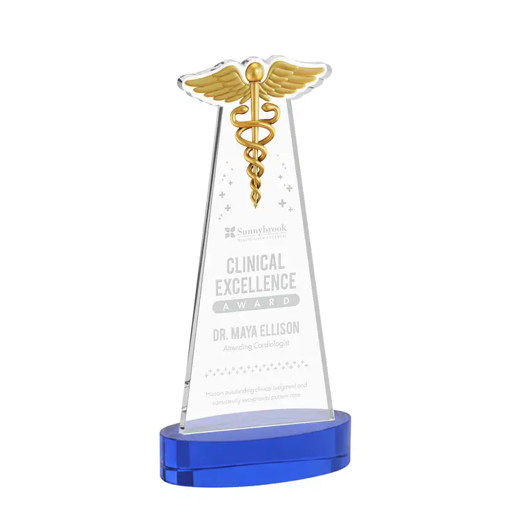 Trophée Caduceus sur socle Alberton - Gravure #15