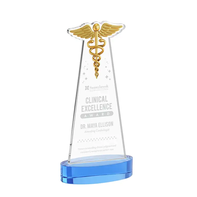 Trophée Caduceus sur socle Alberton - Gravure #17