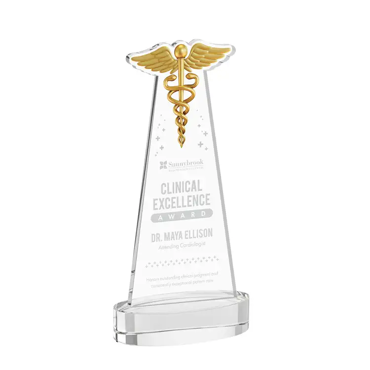 Trophée Caduceus sur socle Alberton - Gravure #19