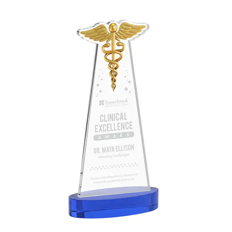 Trophée Caduceus sur socle Alberton - Gravure #24