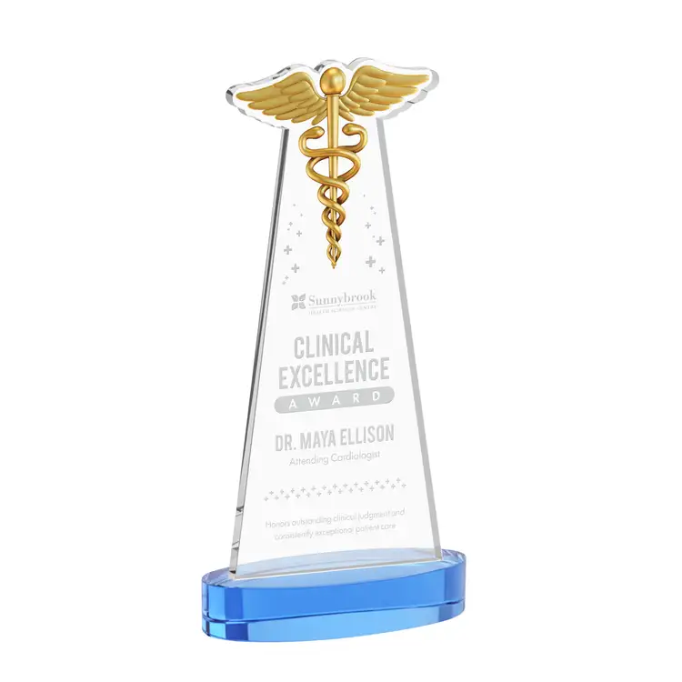 Trophée Caduceus sur socle Alberton - Gravure #26