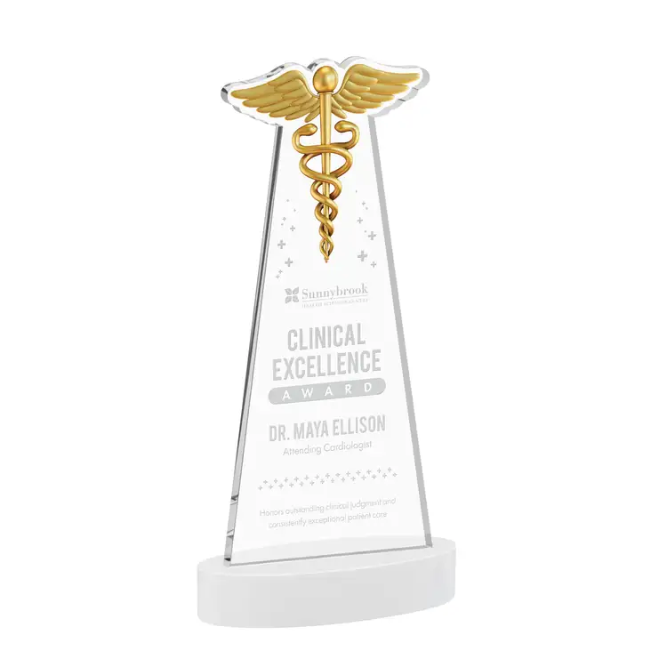 Trophée Caduceus sur socle Alberton - Gravure #27