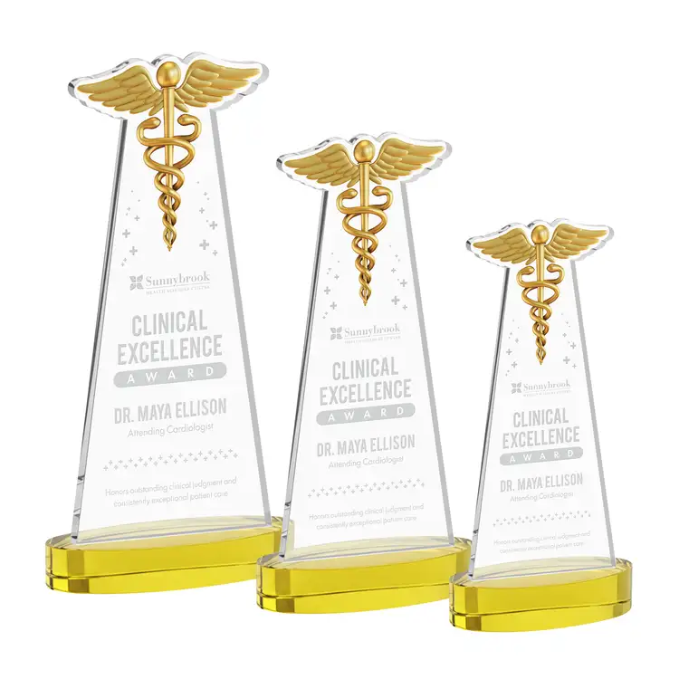 Trophée Caduceus sur socle Alberton - Gravure #3