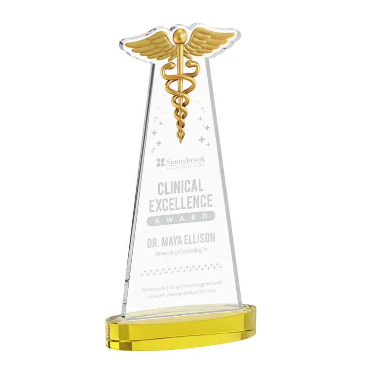 Trophée Caduceus sur socle Alberton - Gravure #30