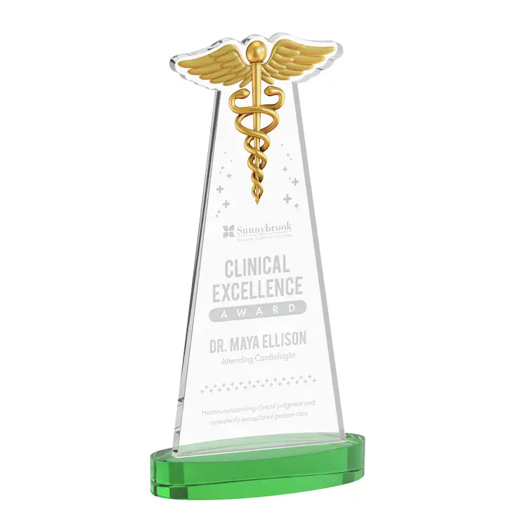Trophée Caduceus sur socle Alberton - Gravure #31