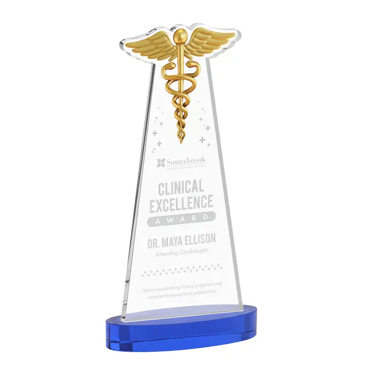 Trophée Caduceus sur socle Alberton - Gravure #33