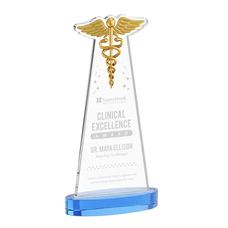 Trophée Caduceus sur socle Alberton - Gravure #35