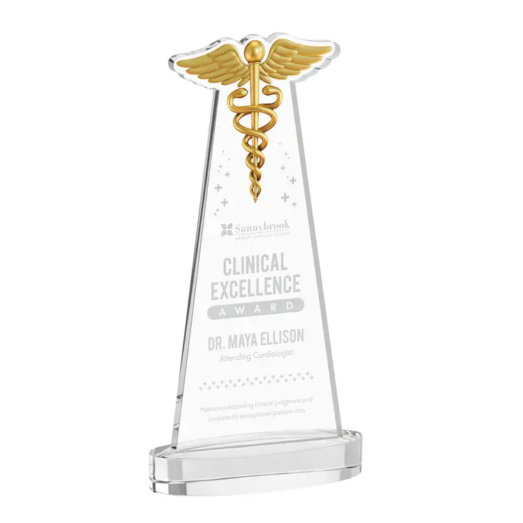 Trophée Caduceus sur socle Alberton - Gravure #37