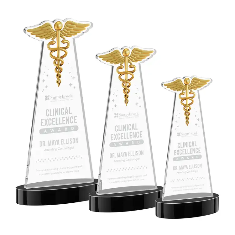 Trophée Caduceus sur socle Alberton - Gravure #5