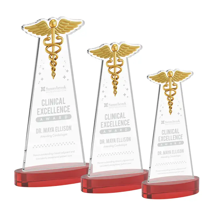 Trophée Caduceus sur socle Alberton - Gravure #7