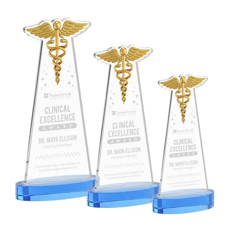 Trophée Caduceus sur socle Alberton - Gravure #8