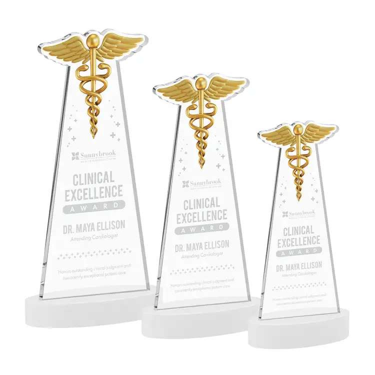 Trophée Caduceus sur socle Alberton - Gravure #9