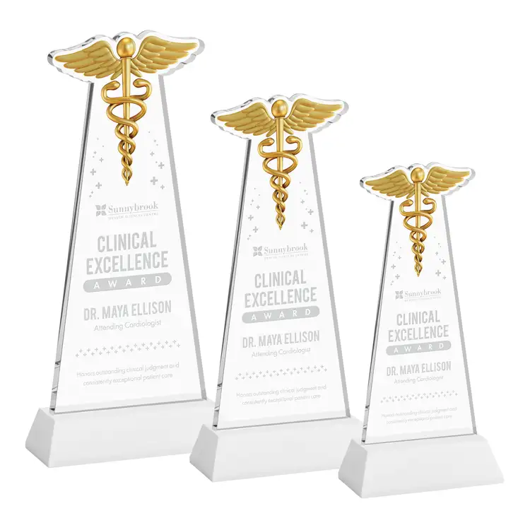 Trophée Caduceus sur socle Hartford - Gravure #10