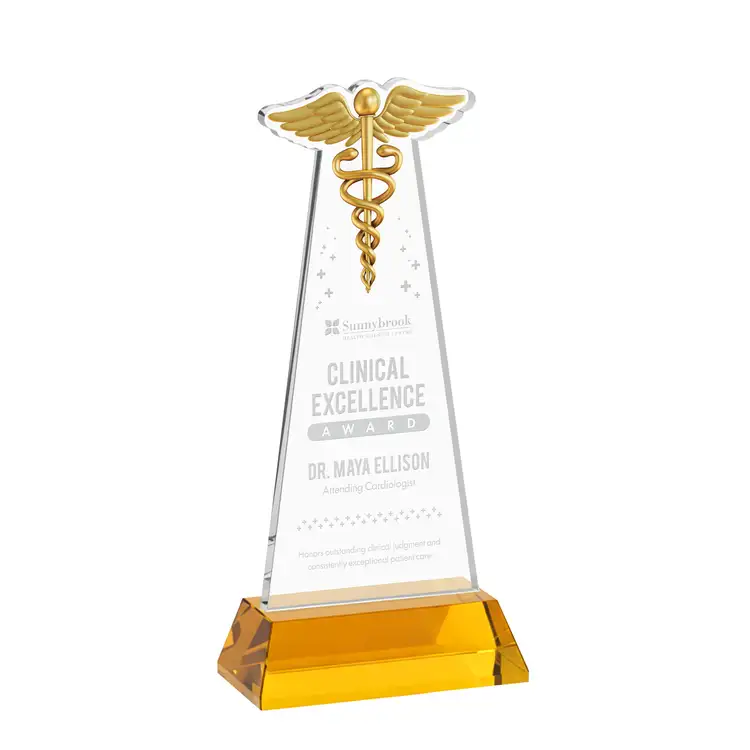 Trophée Caduceus sur socle Hartford - Gravure #12