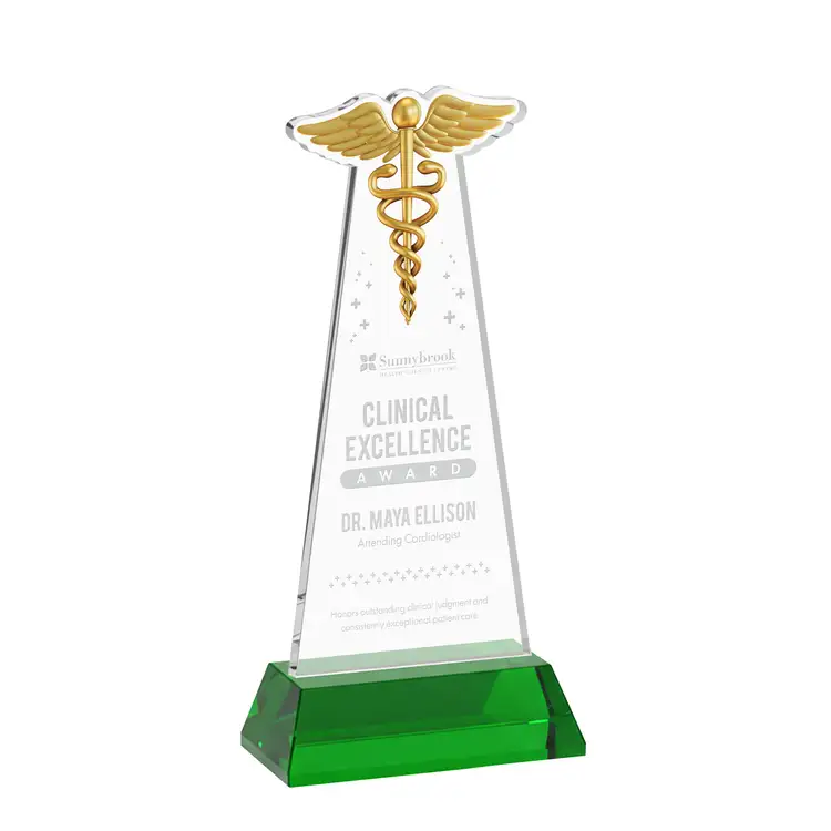 Trophée Caduceus sur socle Hartford - Gravure #14