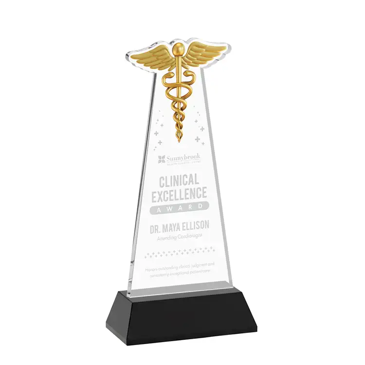 Trophée Caduceus sur socle Hartford - Gravure #15