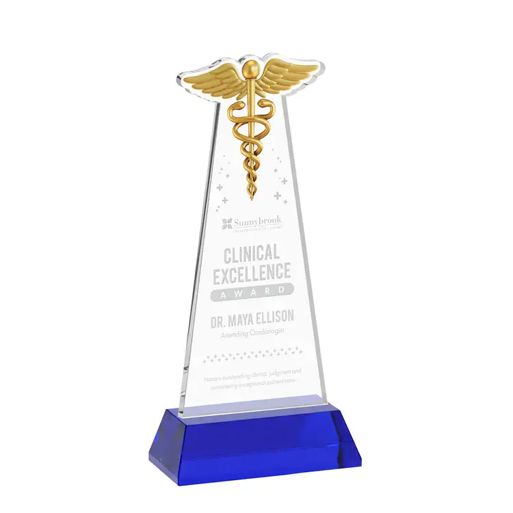 Trophée Caduceus sur socle Hartford - Gravure #16