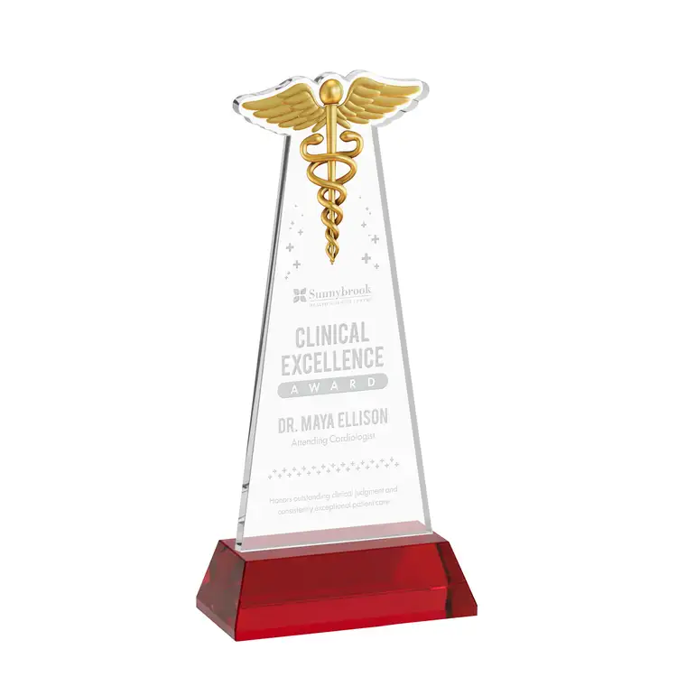 Trophée Caduceus sur socle Hartford - Gravure #18