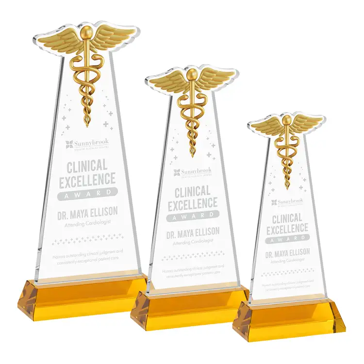 Trophée Caduceus sur socle Hartford - Gravure #2
