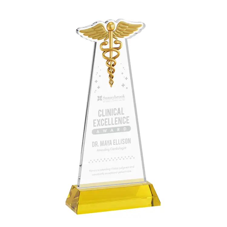 Trophée Caduceus sur socle Hartford - Gravure #23