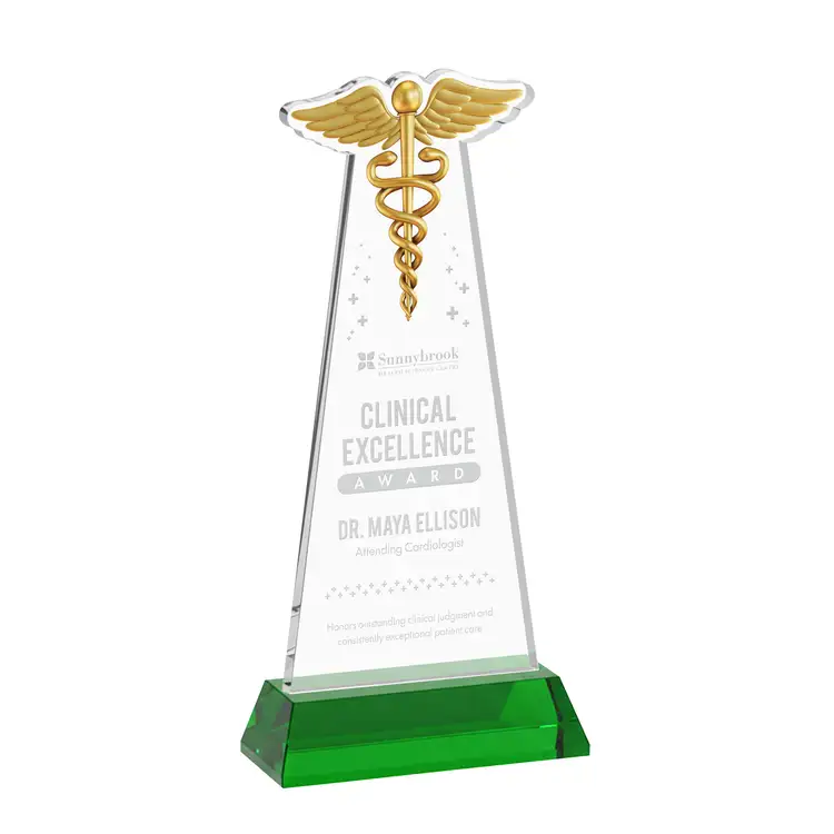 Trophée Caduceus sur socle Hartford - Gravure #24