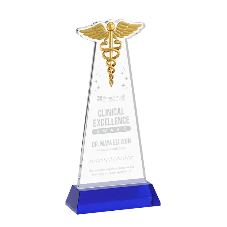 Trophée Caduceus sur socle Hartford - Gravure #26