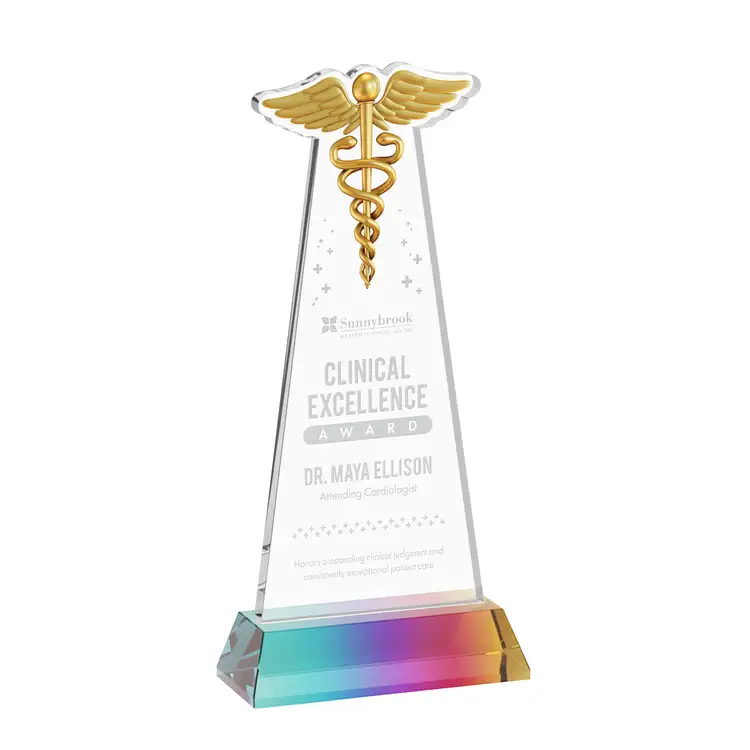 Trophée Caduceus sur socle Hartford - Gravure #27