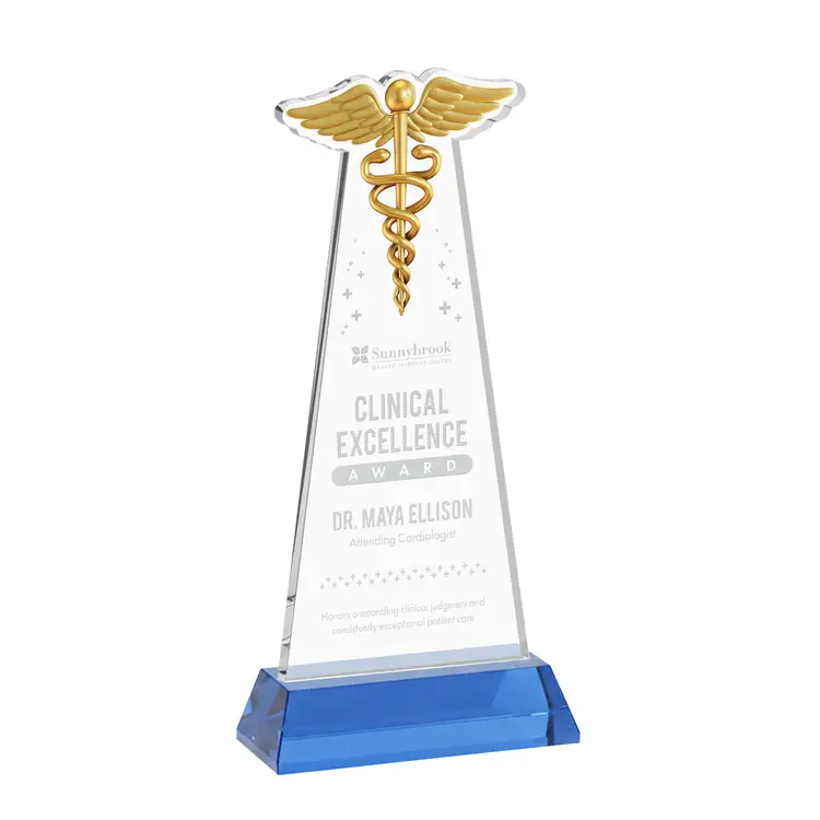 Trophée Caduceus sur socle Hartford - Gravure #29