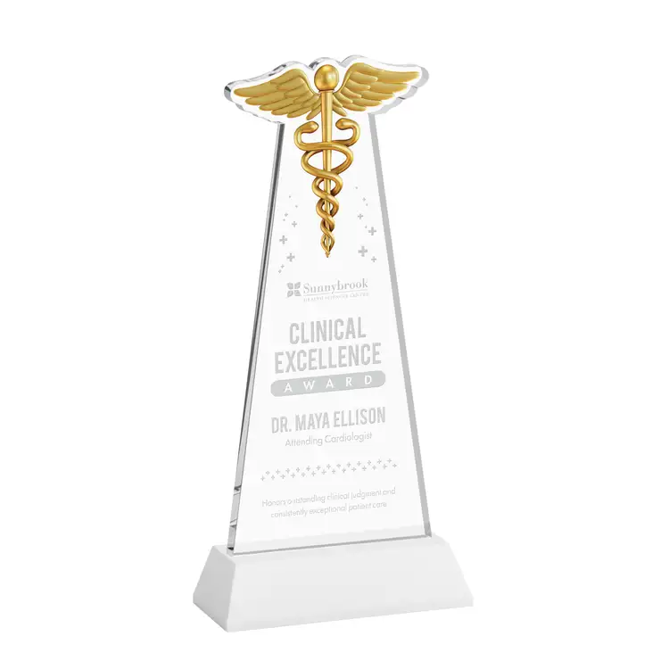 Trophée Caduceus sur socle Hartford - Gravure #30