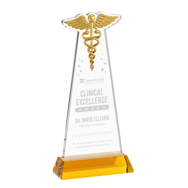 Trophée Caduceus sur socle Hartford - Gravure #32