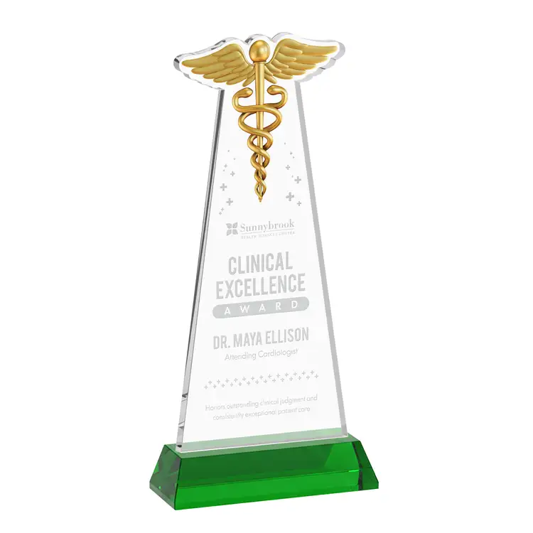 Trophée Caduceus sur socle Hartford - Gravure #34