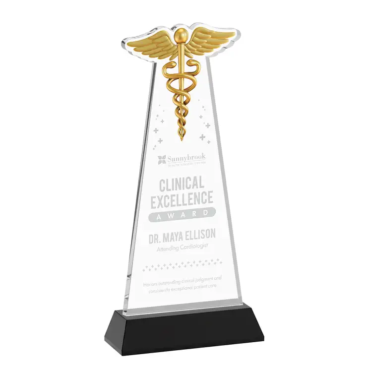 Trophée Caduceus sur socle Hartford - Gravure #35