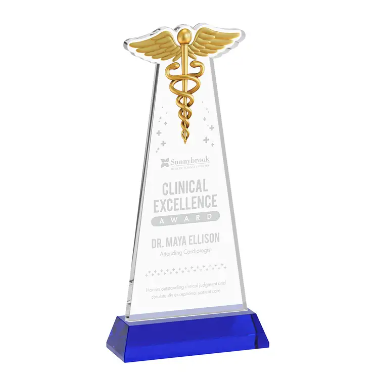 Trophée Caduceus sur socle Hartford - Gravure #36