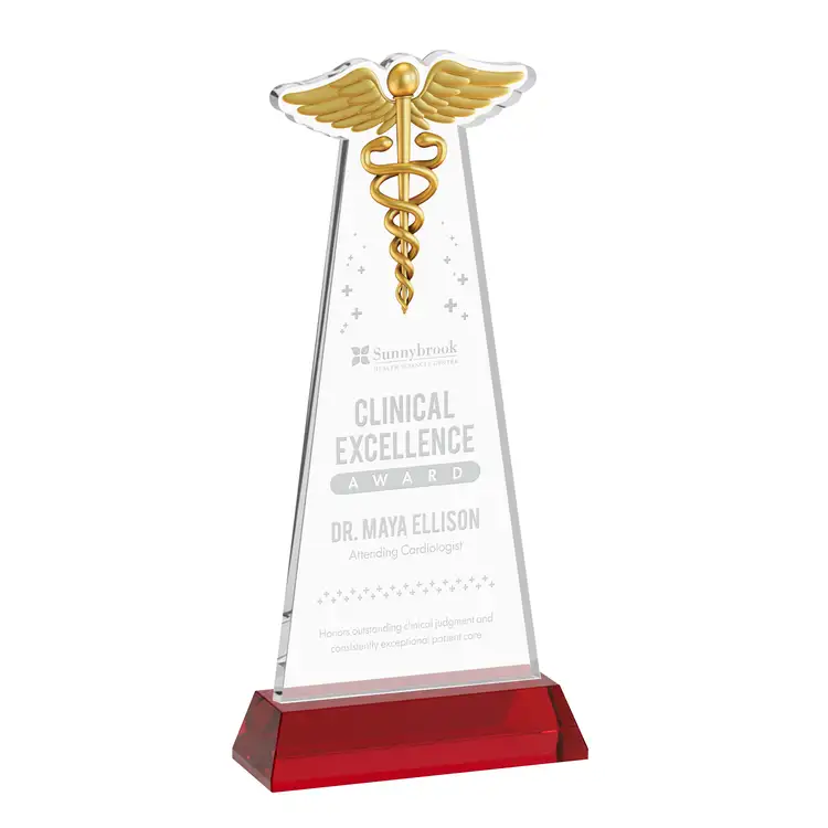 Trophée Caduceus sur socle Hartford - Gravure #38