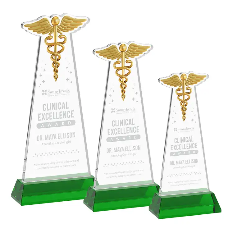 Trophée Caduceus sur socle Hartford - Gravure #4